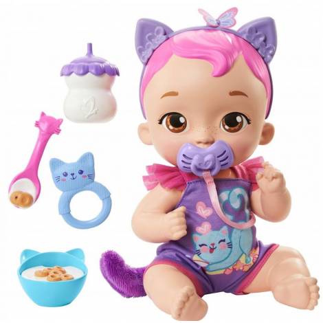 Mattel My Garden Baby: Snack  Snuggle™ Baby Kitten - Baby Pink (HHP28)