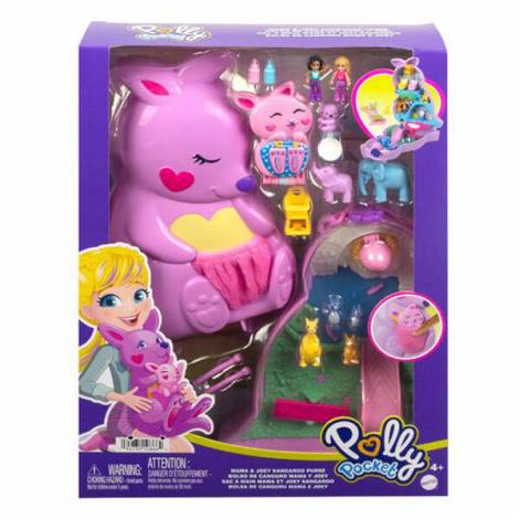 Mattel Polly Pocket: Mama  Joey Kangaroo Purse (HKV50)