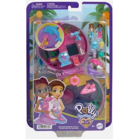 Mattel Polly Pocket: Polly Pocket 35th - Dolphin Rescue  Play (HWN96)