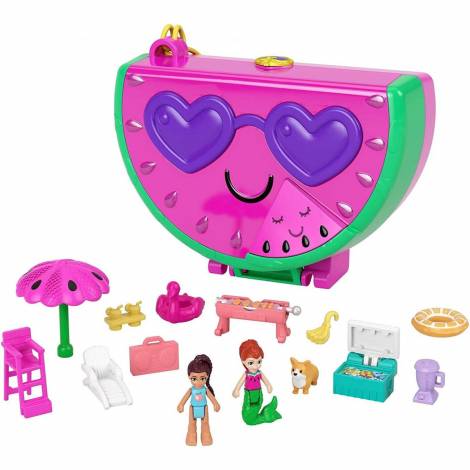 Mattel Polly Pocket: Watermelon Pool Party Compact (HCG19)