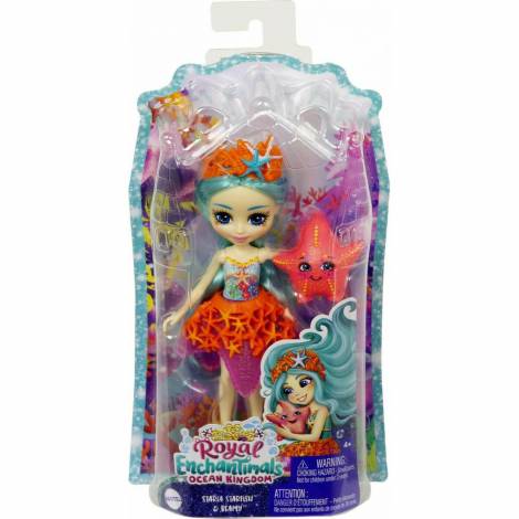 Mattel Royal Enchantimals Ocean Kingdom - Staria Starfish Beamy (HCF69)