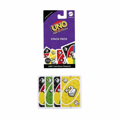 Mattel UNO®: Add-On Packs Κάρτες Στοιβάγματος (JCV58)