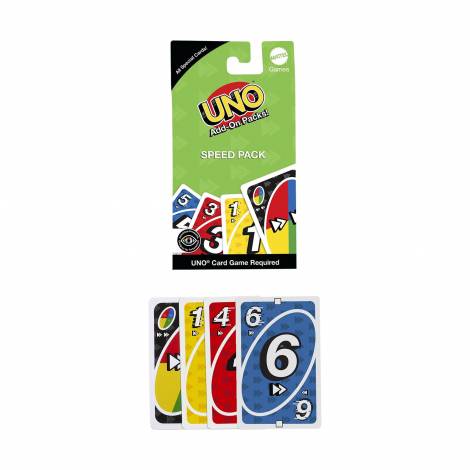 Mattel UNO®: Add-On Packs Κάρτες Ταχύτητας (JCV57)