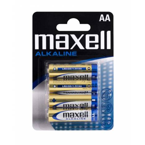 Maxell Αλκαλικές Μπαταρίες AA 1.5V 4τμχ