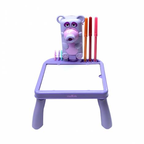 Maxlife projector with drawing table MXDP-100 purple - Προβολέας με τραπέζι σχεδίασης σε μωβ χρώμα