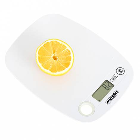 MESKO KITCHEN SCALE WITH HOLE TO HANG WHITE ζυγαριά κουζίνας