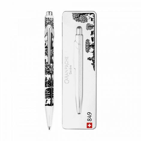 Μεταλλικό Ball pen σε Μεταλλικό Κουτί, CDA TOTALLY SWISS Paper Cut Μπλε 1.00mm