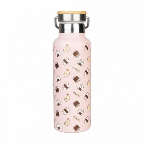 Μεταλλικό Μπουκάλι Θερμός με Λαβή 500ml PUSHEEN Sushi Roll