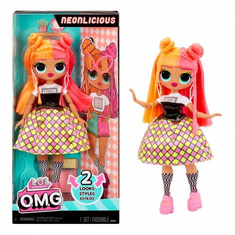 MGA L.O.L. Surprise!: O.M.G. - Neonlicious Doll (591580EUC)