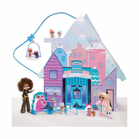 MGA L.O.L. Surprise!: O.M.G. - Winter Cottage Playset (120001EUC) φιγούρα έκπληξη