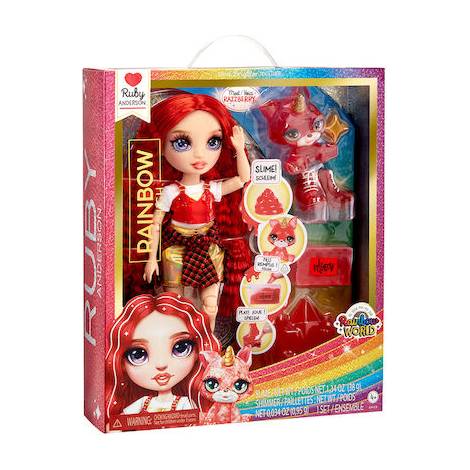 MGA Rainbow High: Ruby Anderson - (Red) Doll  Slime (120179-EU)