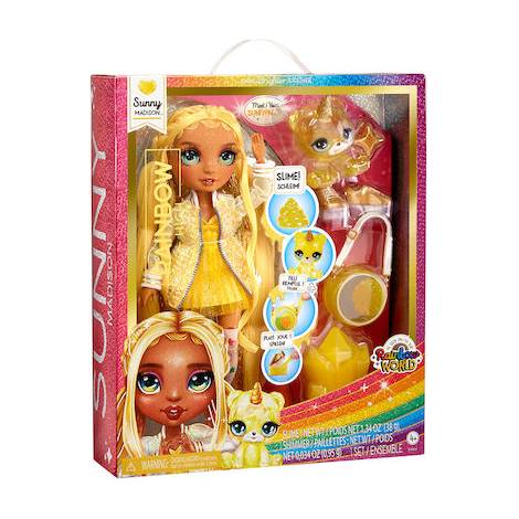 MGA Rainbow High: Sunny Madison - (Yellow) Doll  Slime (120186-EU)