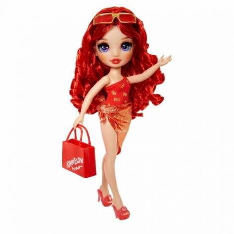 MGA Rainbow High: Swim  Style Fashion - Ruby Anderson (Red) Doll (507277-EUC)