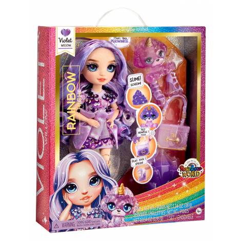 MGA Rainbow High: Violet Willow - (Purple) Doll  Slime (120223-EU)