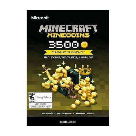 Microsoft Minecoins Pack Minecraft 3500 Coins