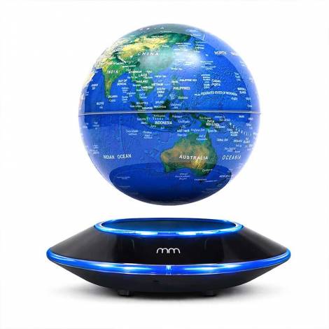 MikaMax Μαγνητική Αιωρούμενη Υδρόγειος Σφαίρα (Levitating Globe) με Φωτισμό LED 20cm