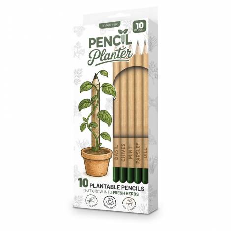 MikaMax Pencil Planter – Σετ με 10 Μολύβια που Φυτεύονται