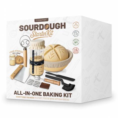 MikaMax – Starter to Loaf – Ολοκληρωμένο Σετ Παρασκευής Προζυμένιου Ψωμιού