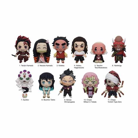 Monogram: Demon Slayer (Series7) (Blind Bag/Random) 3D Foam Bag Clips Figures (74645)