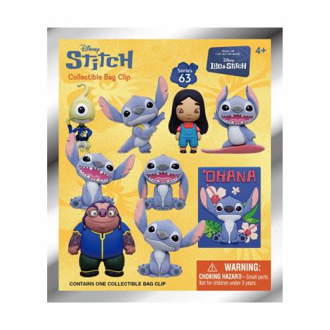 Monogram Disney:Lilo & Stitch Movie 3D Foam Bag Clips Figures