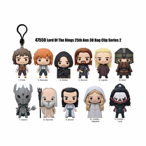 Monogram: Lord of the Rings (Series2) (Blind Bag/Random) 3D Foam Bag Clips Figures (47550)