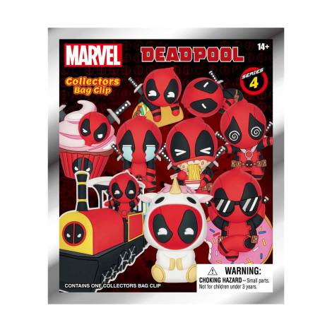 Monogram Marvel: Deadpool 3D Foam Bag Clips Figures