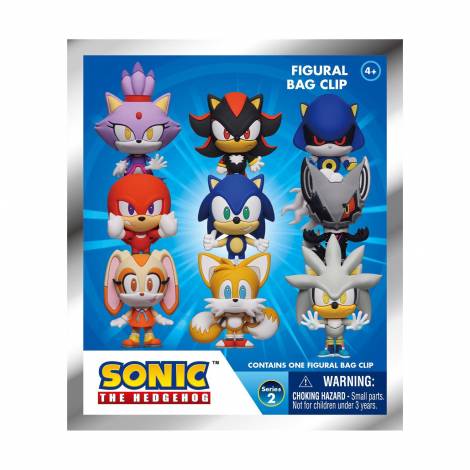 Monogram: Sonic (Blind Bag/Random) 3D Foam Bag Clips Figures