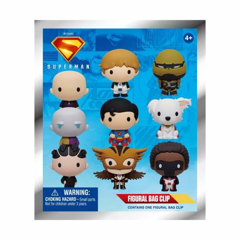 Monogram: Superman Legacy 3D Foam Bag Clips Figures