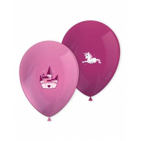 Μπαλόνια Ροζ Unicorn (6 Τεμάχια)