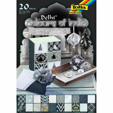 FOLIA Μπλοκ Χρώματα Της Ινδίας, 21Χ29/Α4, 20 Φύλλα, Delhi