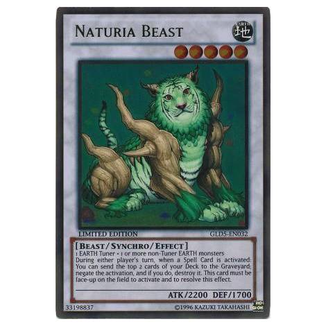 Naturia Beast - GLD5-EN032 - Gold Rare