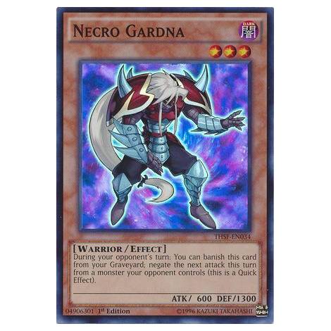 Necro Gardna - THSF-EN034 - Super Rare 1st Edition