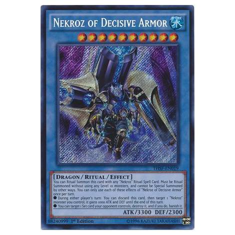 Nekroz of Decisive Armor - THSF-EN019 - Secret Rare 1st Edition