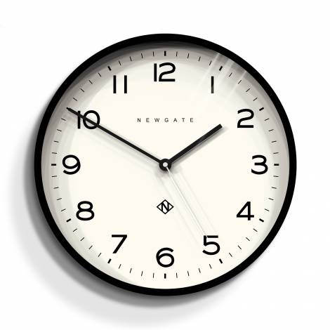 Newgate Αναλογικό Ρολόι Τοίχου Echo Number Three Quartz 37cm Ακρυλικό Μαύρο SF0017CL-BK NUMTHR129K