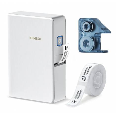 NIIMBOT smart θερμικός εκτυπωτής ετικετών B18, 203dpi, Bluetooth, λευκός