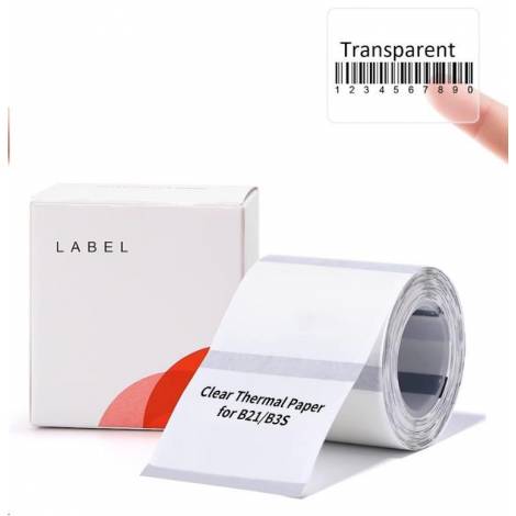 NIIMBOT THERMAL LABEL PAPER 40*30-230 TRANSPARENT