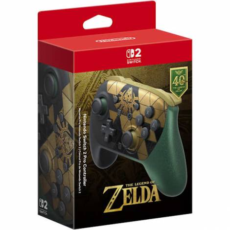 NINTENDO SWITCH 2 PRO-CONTROLLER LEGEND OF ZELDA 40TH ANNIVERSARY EDITION