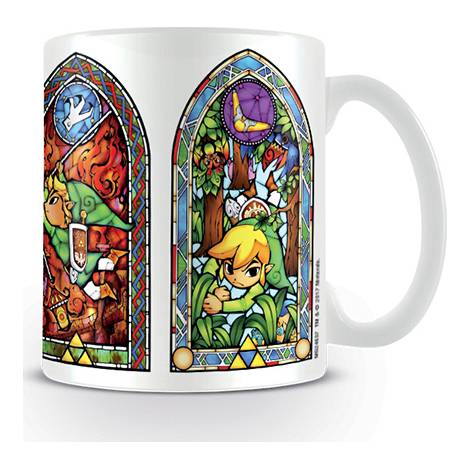 Pyramid Nintendo - The Legend Of Zelda (Stained Glass) Coffee Mug (MG24637)