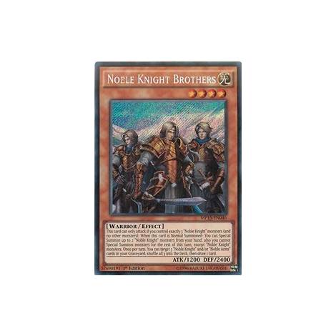 Noble Knight Brothers SECRET RARE (MP15)
