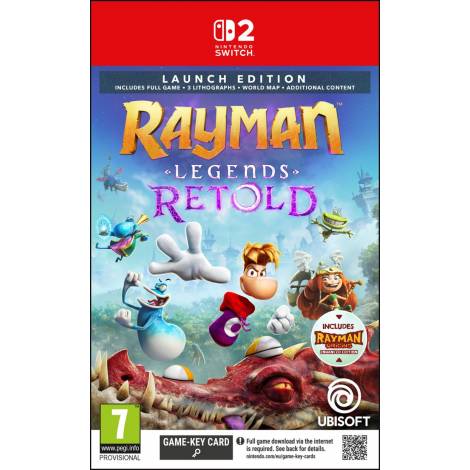 NS2 RAYMAN LEGENDS RETOLD LAUNCH EDITION (GAME KEY CARD) (Nintendo Switch 2)