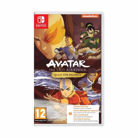 NSW Avatar The Last Airbender: Quest for Balance (Code in A Box) (Nintendo Switch)