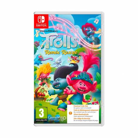 NSW Dreamworks Trolls: Remix Rescue (Code in a Box) (Nintendo Switch)
