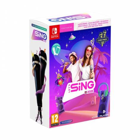 NSW Lets Sing 2025 [+2 Mic] (Nintendo Switch)