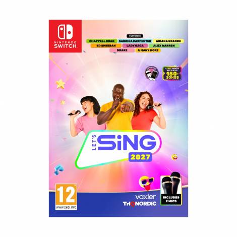 NSW Let's Sing 2027 [+2 Mic] (Nintendo Switch)