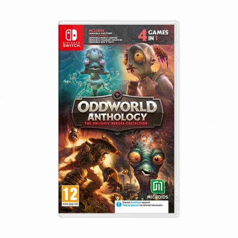 NSW Oddworld Anthology (4 games CIAB + 1game in cartridge) (Nintendo Switch)