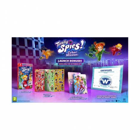 NSW: Totally Spies! - Cyber Mission + Bonus ( exclusive card, woohp certificate, 3 stickers sheets)