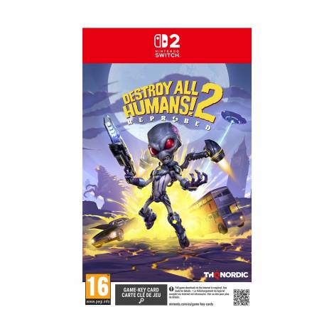 NSW2 Destroy All Humans! 2- Reprobed (Game Key Card) (Nintendo Switch 2)