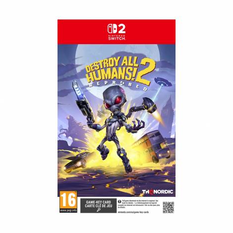 NSW2 Destroy All Humans! 2- Reprobed (Game Key Card) (Nintendo Switch 2)