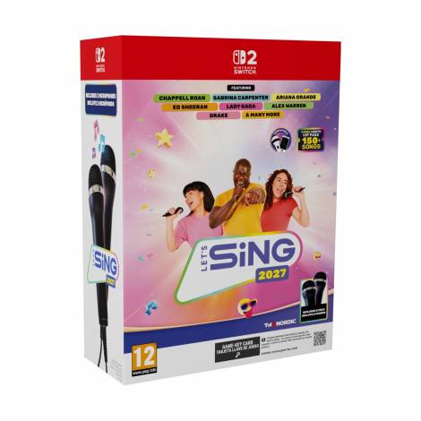 NSW2 Let's Sing 2027 (Game Key Card) [+2 Mic] (Nintendo Switch 2)