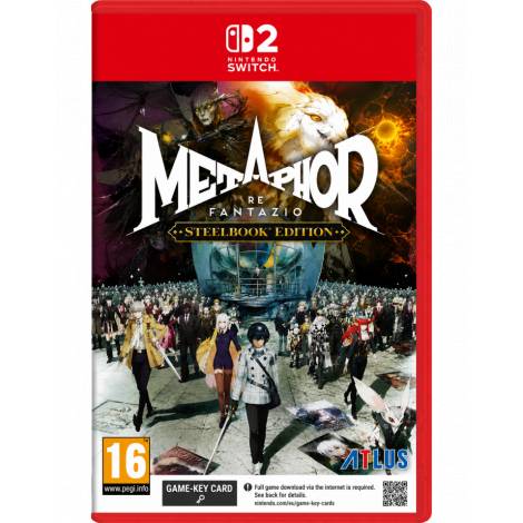 NSW2 Metaphor: ReFantazio- Steelbook Edition (Game Key Card) (Nintendo Switch 2)
